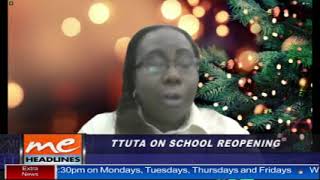 TTUTA ON SCHOOL REOPENING   3RD JAN 2021 TV6 M E