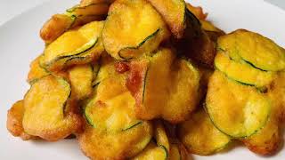 【意式 炸西葫芦】西葫芦新做法｜Fried Zucchini