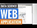 Data Science Web Application using streamlit and Python | Python Web application Project |