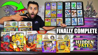 I FINALLY COMPLETED MY ENTIRE SHINY POKEMON CARDS BINDER!! (HIDDEN FATES/SHINING LEGENDS!!) *INSANE*