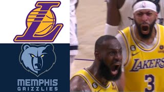 Lakers vs Grizzlies | Lakers GametimeTV | Lakers Team Highlights | Game 4 2022-2023 NBA Playoffs