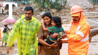 Dozens killed and hundreds missing after India landslides