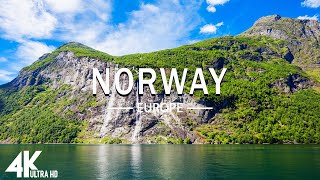 FLYING OVER NORWAY (4K UHD) - Relaxing Music Along With Beautiful Nature Videos - 4K Video HD
