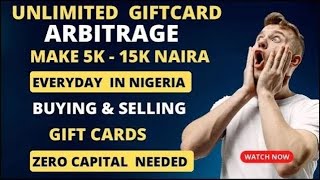 Latest Gift Card Arbitrage in Nigeria | Make 16k+ daily trading Gift cards Using WON platform