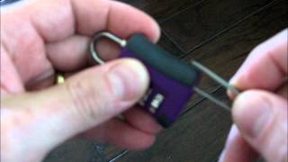 Samsonite lock - ez open