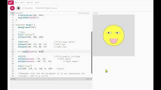 How to use the map function in p5.js