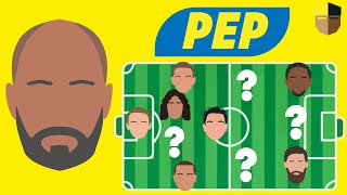 Pep Guardiola’s Dream Team (All Time Best XI) | Minimal Football Version