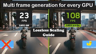 Lossless Scaling  guide | Multi frame generation \u0026 upscaling for any game