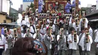 石岡のお祭り神幸祭（18日）山車運行後半