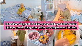 kegiatan irt bulan puasa lebih produktif dari pagi beberes,kirim paket sampe nyiapin menu berbuka