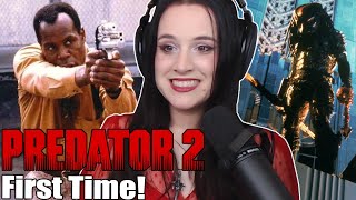First Time watching Predator 2! (MOVIE REACTION) - bunnytails
