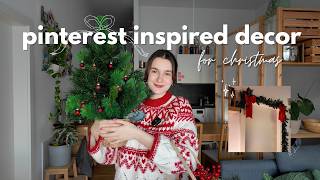 decorating for christmas like a true pinterest girly 🎀 holiday apartment makeover