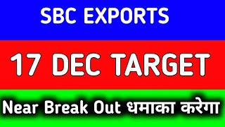 sbc exports share latest news today || sbc exports share latest news