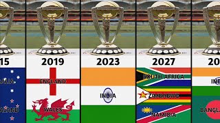 Cricket World Cup Host Countries | ICC World Cup Host Country List | Upcoming Cricket World Cup Host