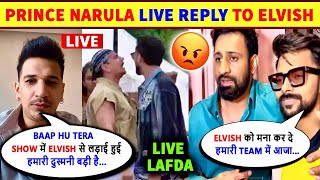 OMG 🤯- Prince Narula Again Live Poked Elvish Yadav 😱 Elvish Army Warning ⚠️ To Prince Narula