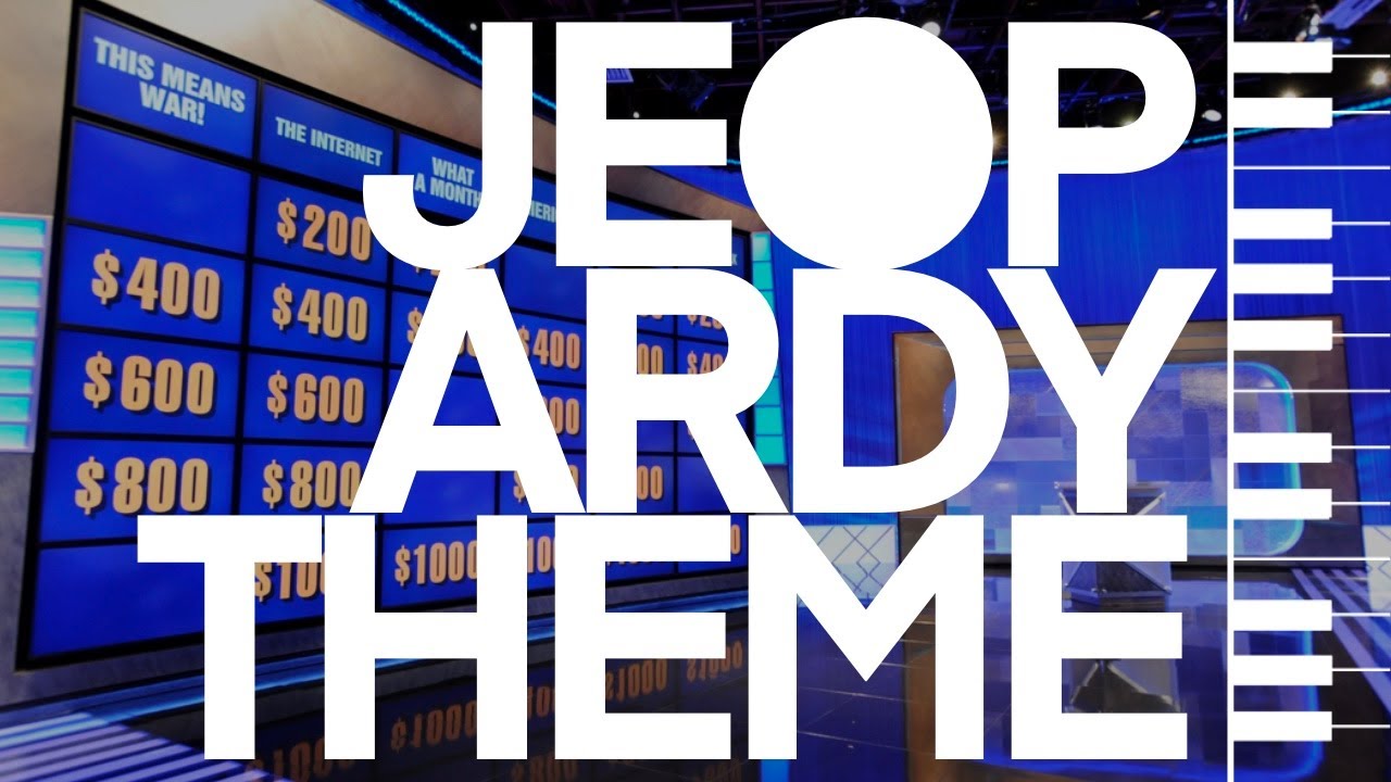 Jeopardy Think Theme Piano Youtube