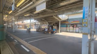 JR予讃線　松山～三津浜　車窓風景　JR Yosan Line, Matsuyama to Mitsuhama　(2023.7)