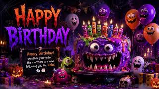Scary & Funny Birthday Wishes 👻🎉 Horror Cake, Creepy Balloons & Crazy Gift Surprise!