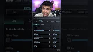 Try this sensitivity settings ✅ #pubgmobile #bgmi #shorts