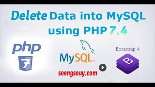 Delete Data in MySQL Using PHP 7