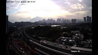 HongKong Live Cam - Railway Train \u0026 Light Train - Yuen Long Tin Shui Wai