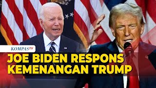 Joe Biden Respons Kemenangan Donald Trump usai Kalahkan Kamala Harris