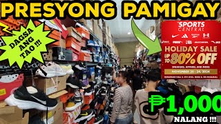 Presyong Pamigay ni SPORTS CENTRAL Sale up to 80% Off! Sobrang Mura ng SAPATOS kaya DINAGSA NG TAO