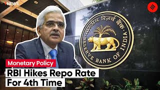 Monetary Policy: RBI Hikes Repo Rate by 50 Basis Points To 5.9%