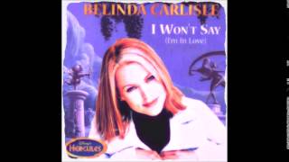 Belinda Carlisle  I WON'T SAY I'M IN LOVE   1997  HERCULES SOUNDTRACK