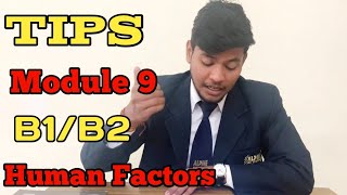 How to clear module 9 (Human Factors) Important topic questions and books