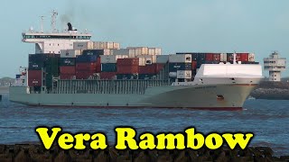 Vera Rambow Container Ship Arriving in Liverpool