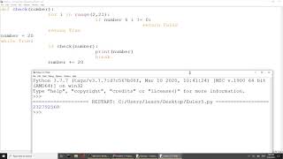 Project Euler problem 5: Solution with Python