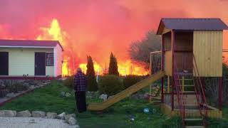 Серьезный пожар в Витязево