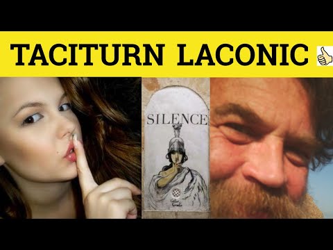 What is the root word of taciturn?