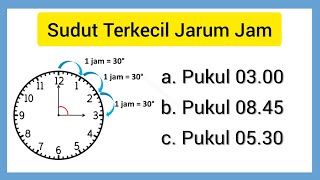 Cara Mudah Menentukan Sudut Terkecil pada Jarum Jam