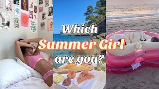 🌞🌺What type of Summer Girl are you? 🌊🥥| Aesthetic quiz #5