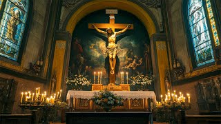 Gregorian Chants | Prayer 24/7 | Sacred Ambience in Cathedral with Bible