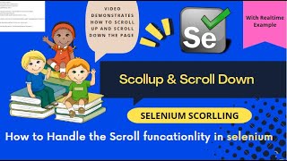 Scroll Functionality in selenium.