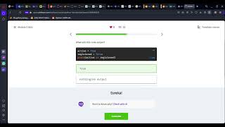 27 Module 3 Quiz | Introduction to Python | Sololearn