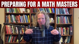 How to Prepare for a Masters in Mathematics