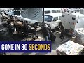 WATCH | Shoppers duck for cover as armed men rob cash-in-transit van in Marabastad