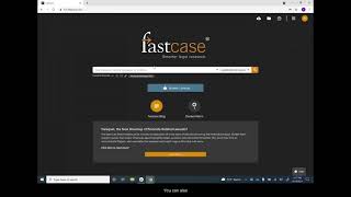 Searching for Statutes: Casemaker Legal to Fastcase