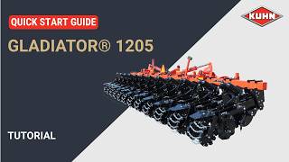 Tutorial | GLADIATOR® 1205 - Quick start guide