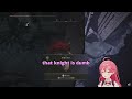 sakura miko can t stop laughing at crucible knight fly to his death elden ring hololive eng sub