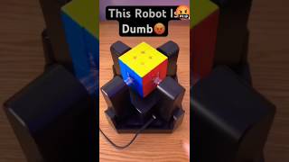 This robot is dumb❗🤮 #viral #rubikscube #youtubeshorts #shorts 😊😊