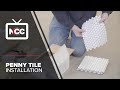 Penny Tile Installation Process | How to Install a Penny Tile Floor