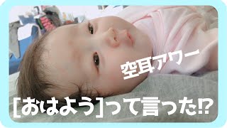 【空耳アワー】間違いなくおはようって言いました。【生後2か月】