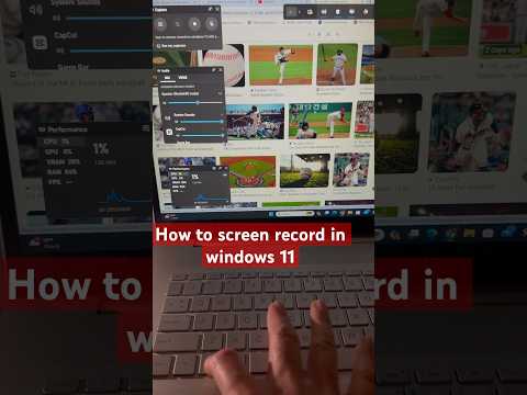 How to screen record in WINDOWS 11 #shorts #recorder