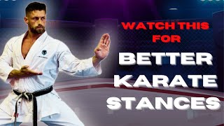 Get Better Karate Stances