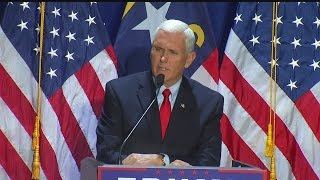 Pence stands with Trump